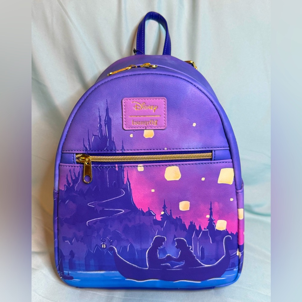 Loungefly x Disney Tangled Lantern Ceremony Rapunzel & Flynn Rider Backpack